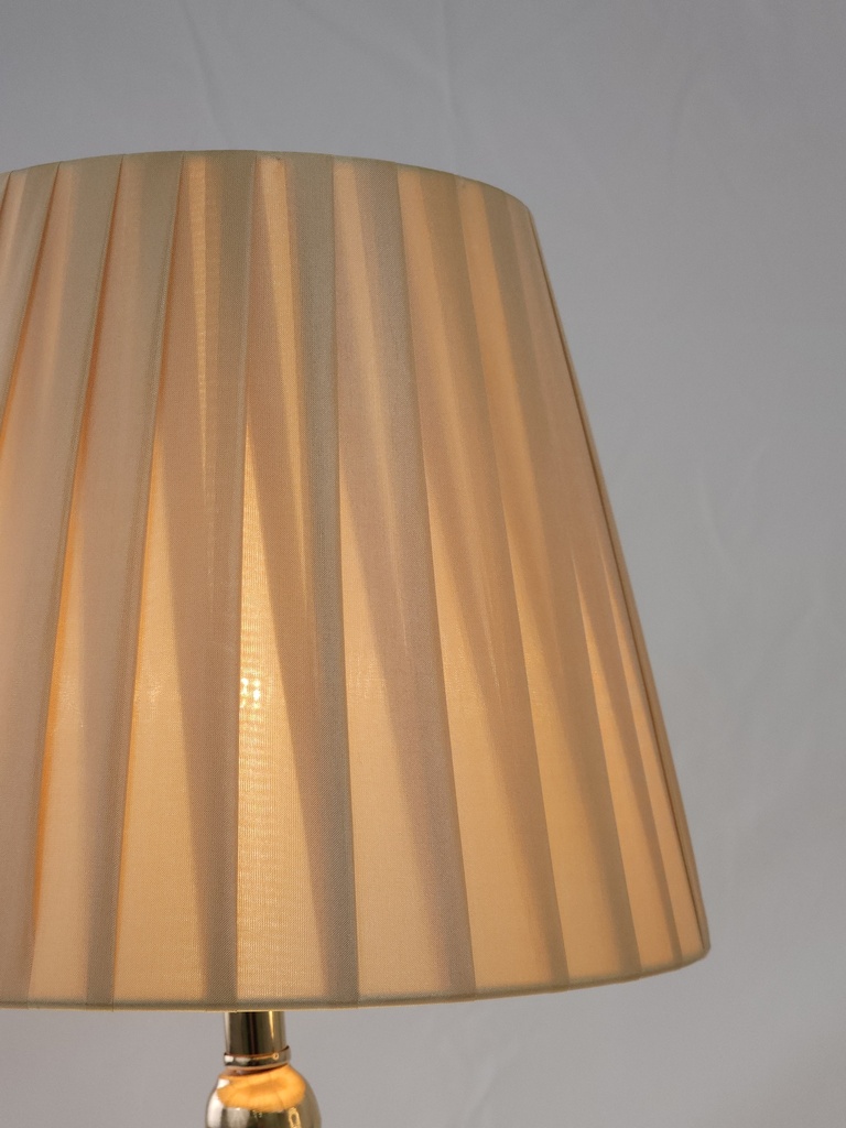 LAMPARA C/ BASE DE ACERO Y ACRILICO  25*25*43CM