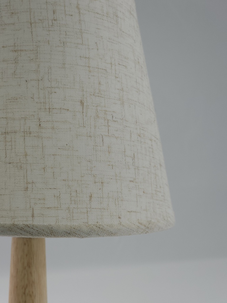 LAMPARA C/ BASE DE PORCELANA 14.5*14.5*27CM