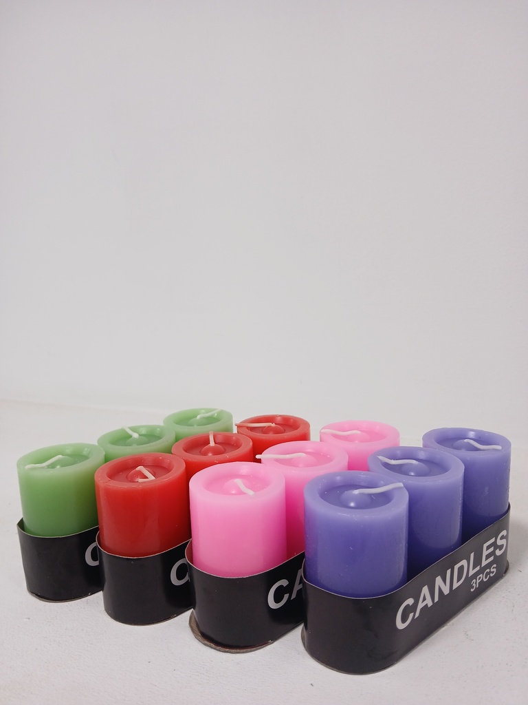 Set de tres Velas
