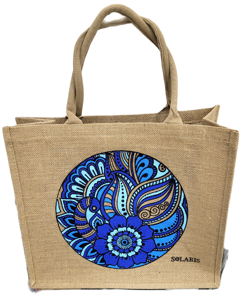 Bolso de yute tradicional con zipper Arabesco