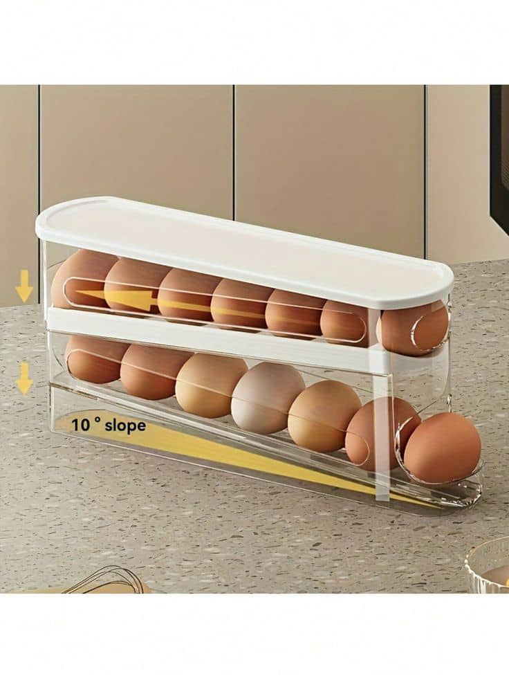 Rampa dispensadora de huevos