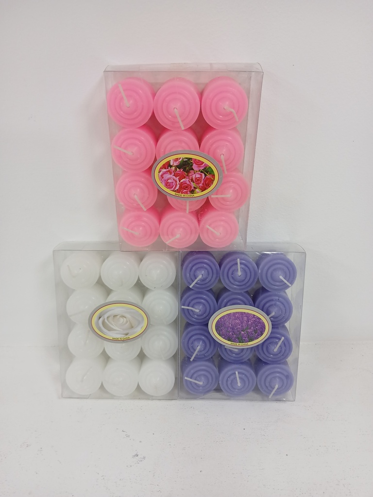 Velas en caja 1