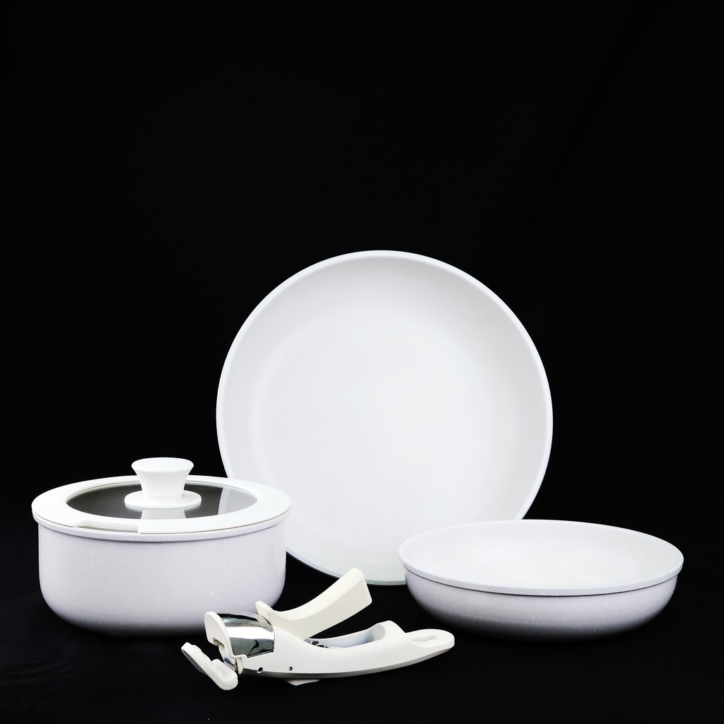 JUEGO DE COCINA DE ALUMINIO 18+20+24CM 5 PCS