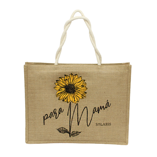 Bolso Yute con zipper Para Mamá