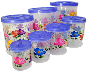 Set de pozuelos plasticos (7 piezas)