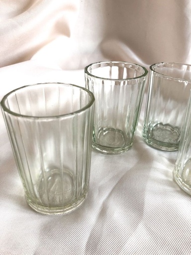 Set de 6 vasos de cristal 240 ml