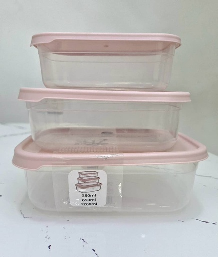 [ZK8F090412] Set de 3 pozuelos rectangulares