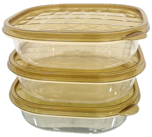 set de pozuelos plasticos